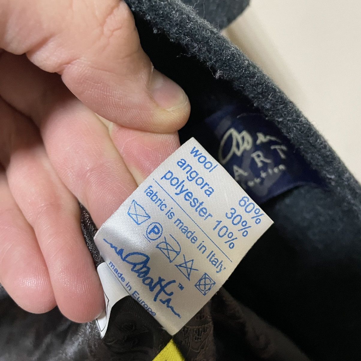 If Six Was Nine × Le Grande Bleu (L.G.B.) × Tornado Mart Angora Mart Japanese Egoist Hairy Fur Coat Jacket blazer Size XL / US 12-14 / IT 48-50 - 9 Thumbnail