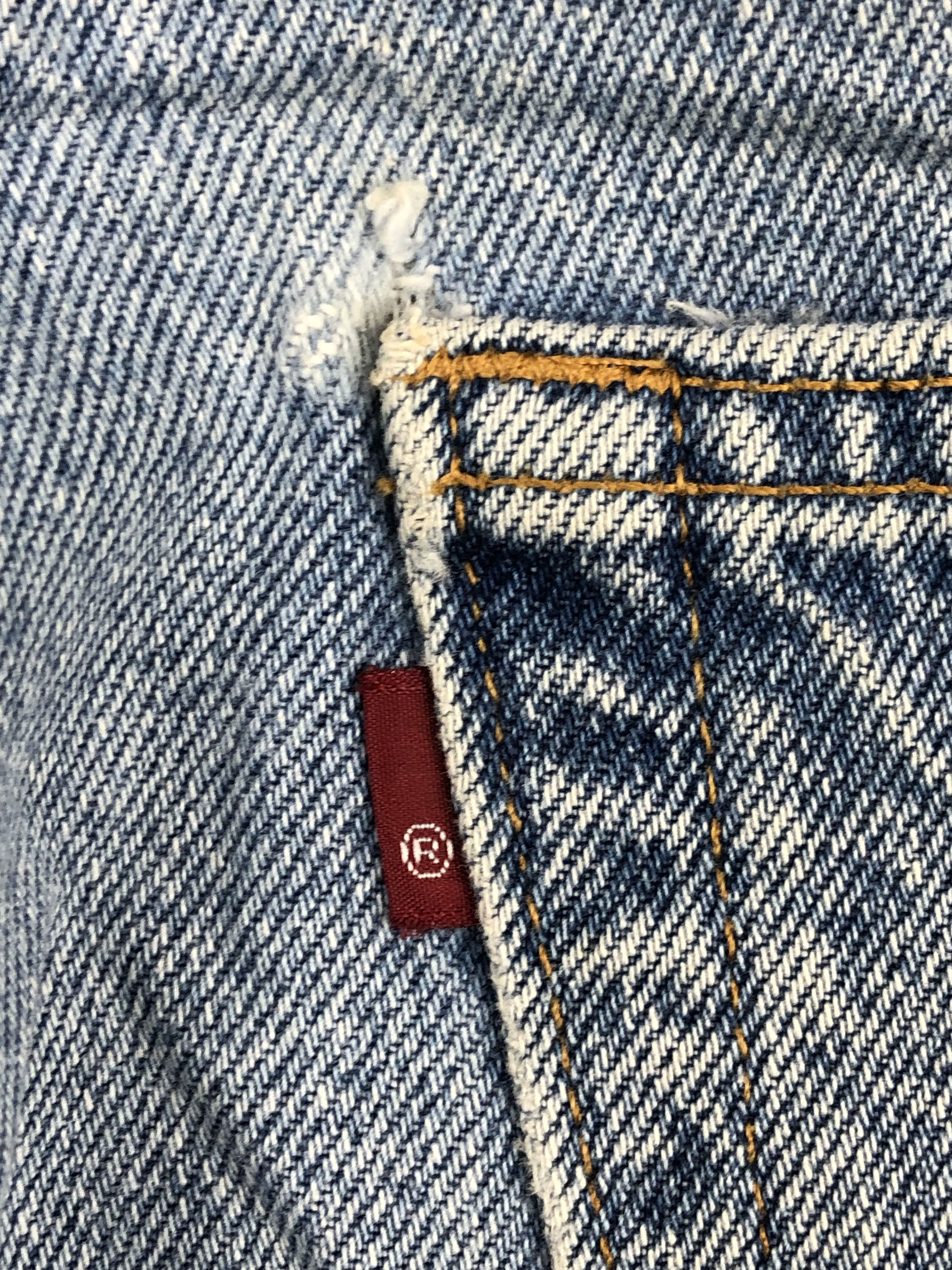 Levi's Vintage Levis 90s Faded Blue Jeans DPP0176 Size US 37 - 12 Thumbnail