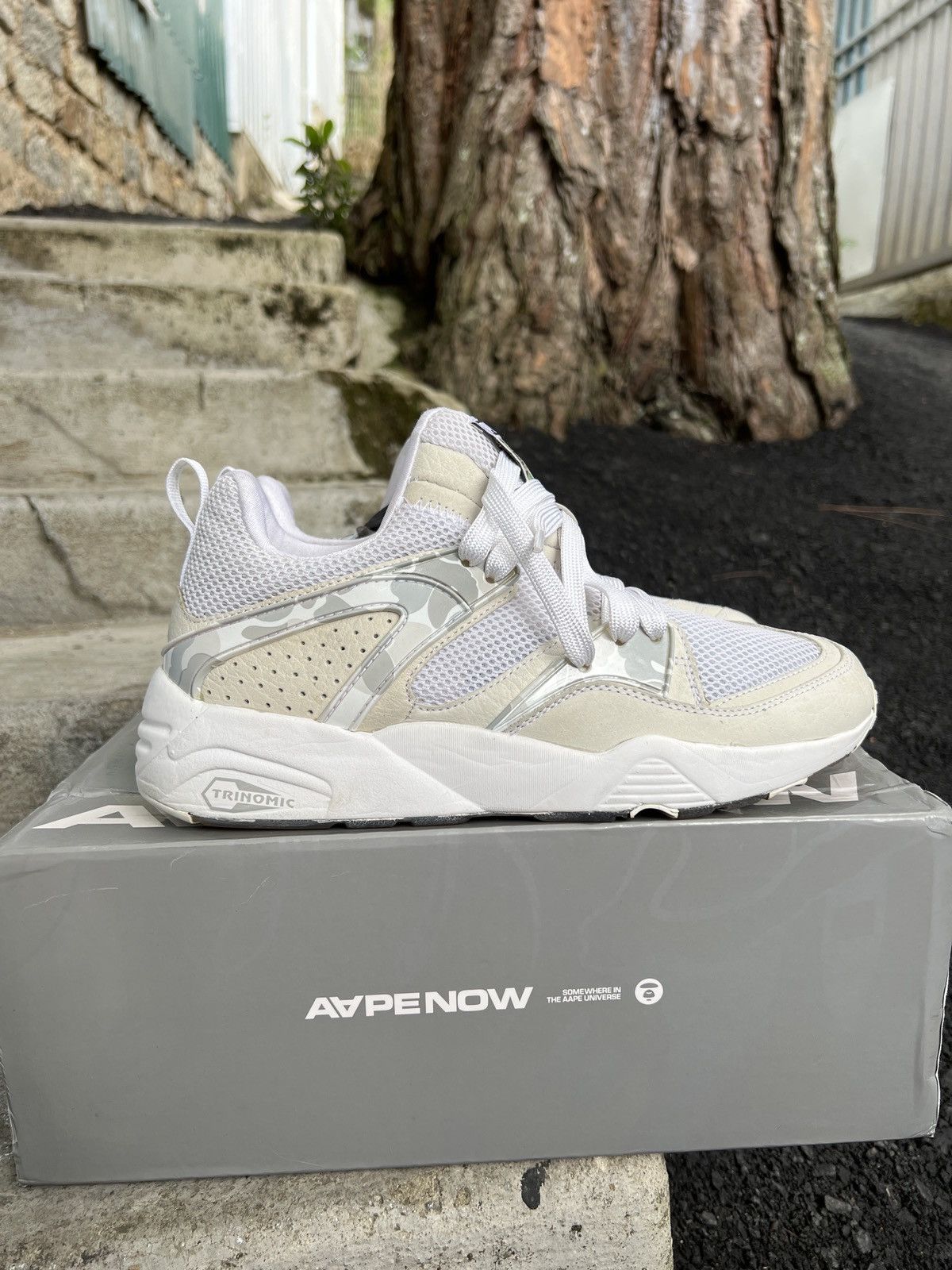 Bape × Puma Puma Blaze of Glory Bape Camo White Men's - 358844-01 Size US 8.5 / EU 41-42 - 1 Thumbnail