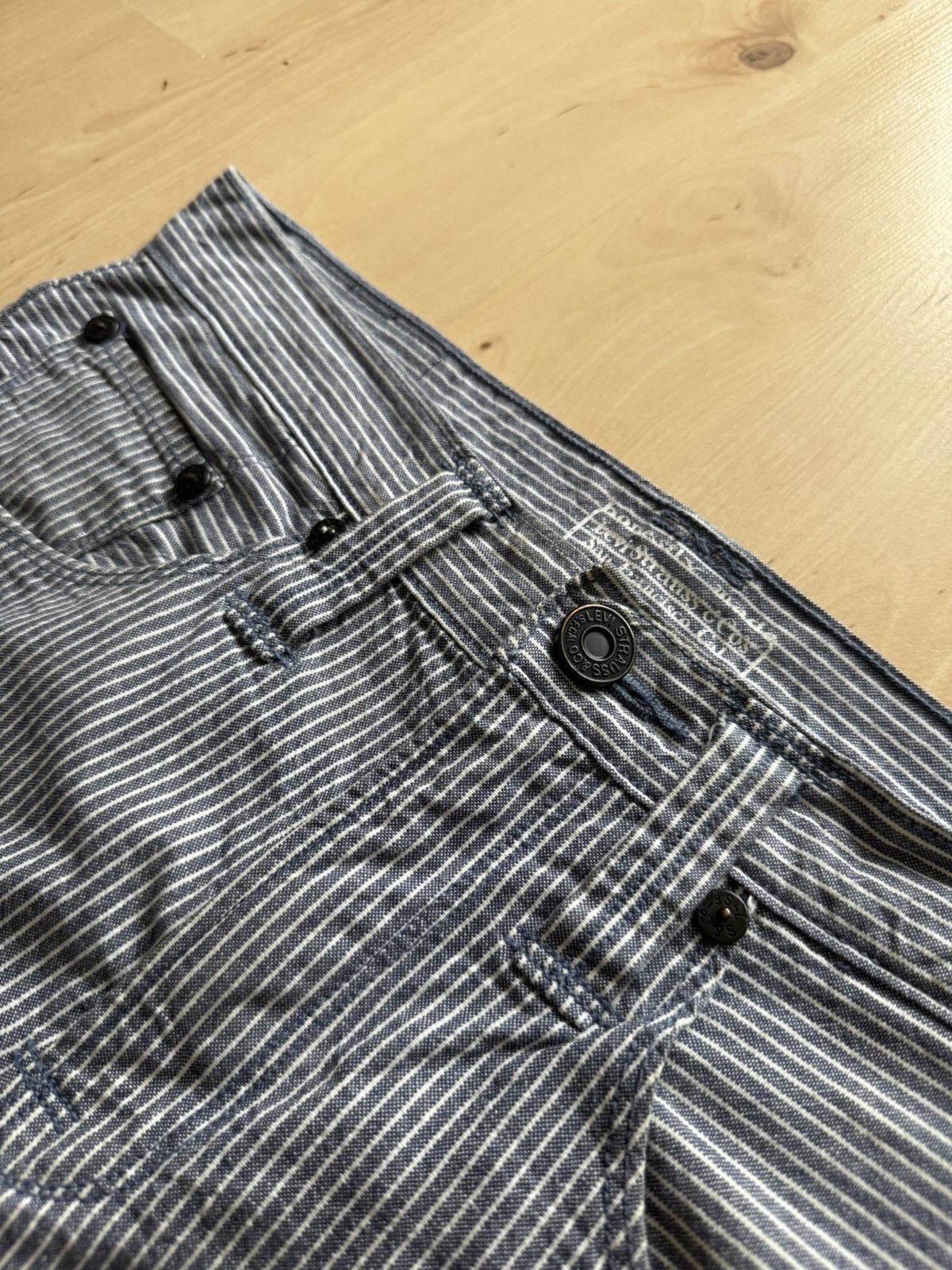 Levi's Made & Crafted Levis Made & Crafted striped denim shorts Size US 32 / EU 48 - 5 Thumbnail