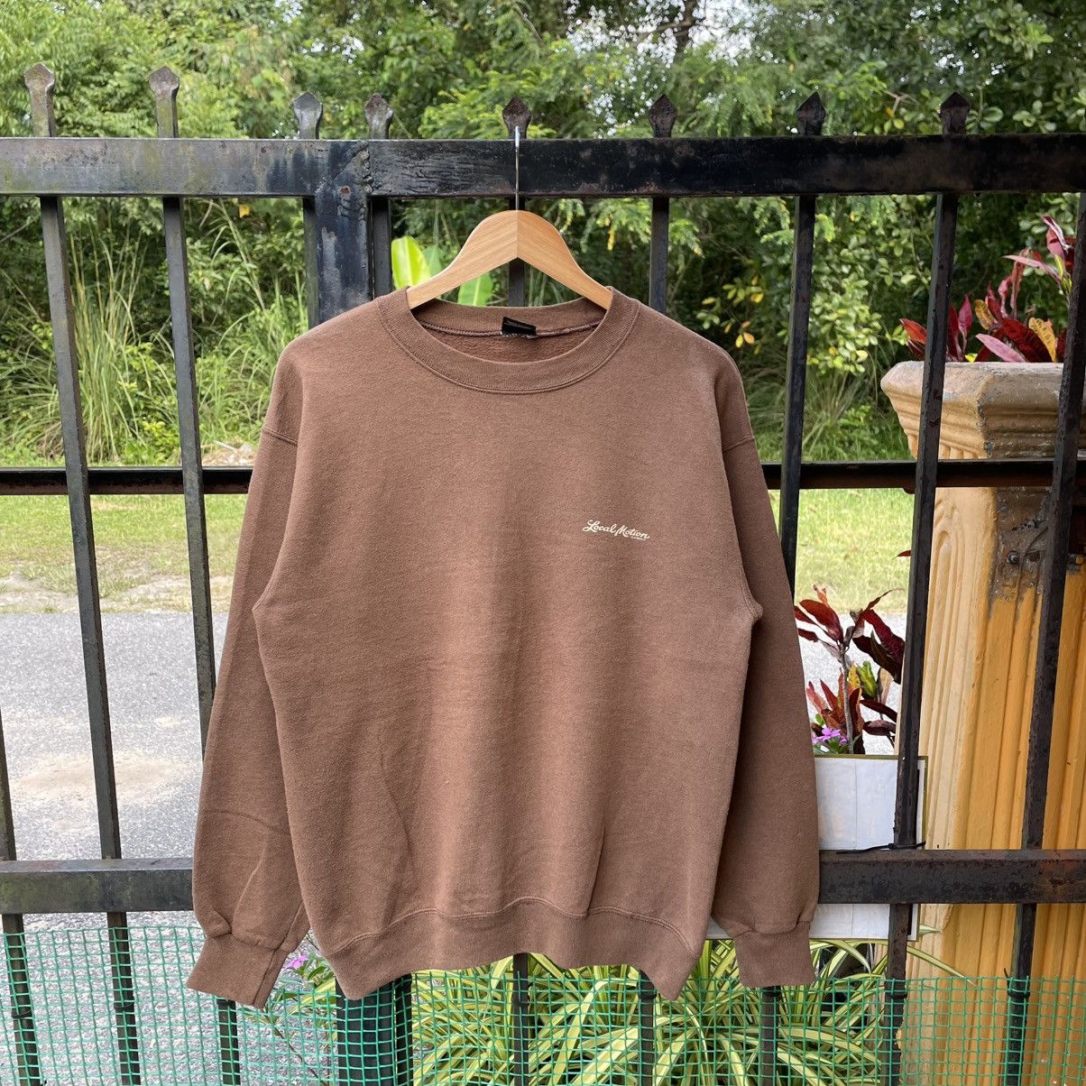 Vintage 🔥Vintage 90s Local Motion Big Logo Surf Skate Sweatshirts Size US M / EU 48-50 / 2 - 3 Thumbnail