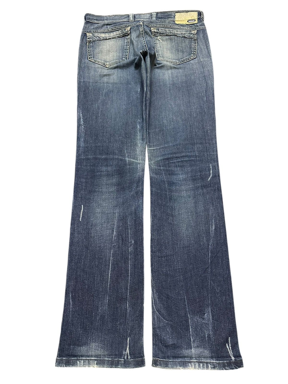 Diesel Vintage Diesel Industry Blue Faded Wash Style Jeans Size US 31 - 2 Thumbnail