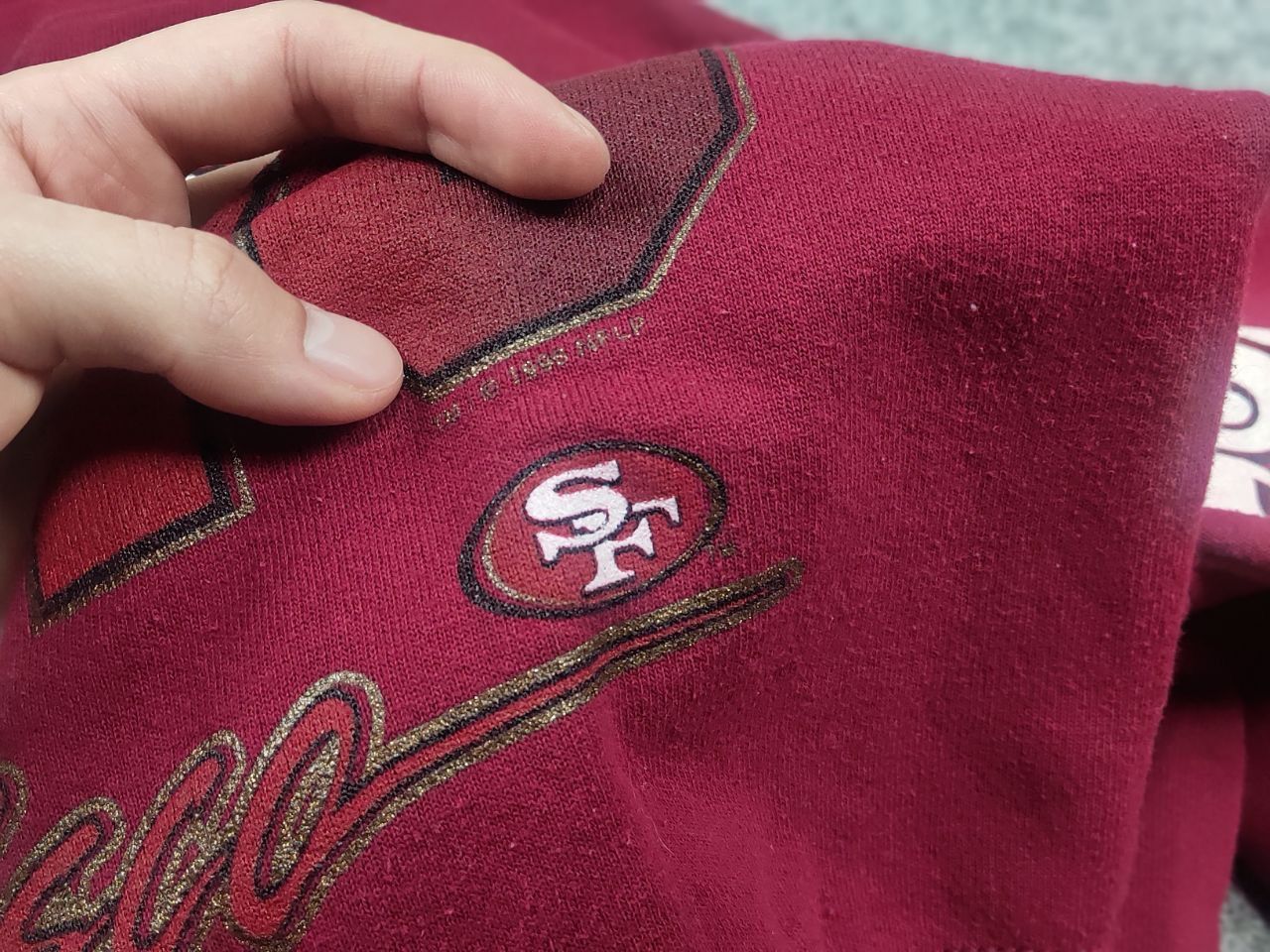 NFL Vintage 90's San Francisco 49ers NFL Big Logo Sweatshirt Size US M / EU 48-50 / 2 - 18 Thumbnail