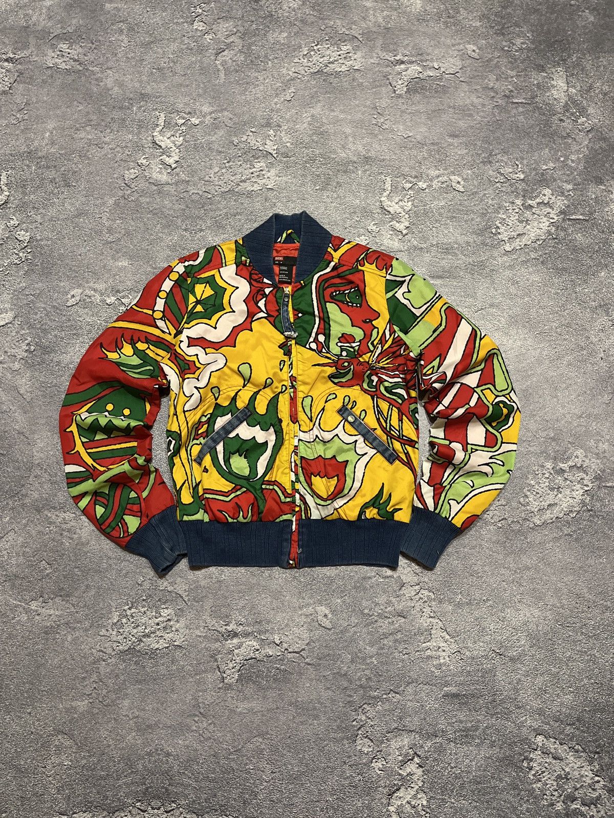 Diesel × Vintage Vintage RARE Diesel Nylon Jacket Size US M / EU 48-50 / 2 - 1 Thumbnail