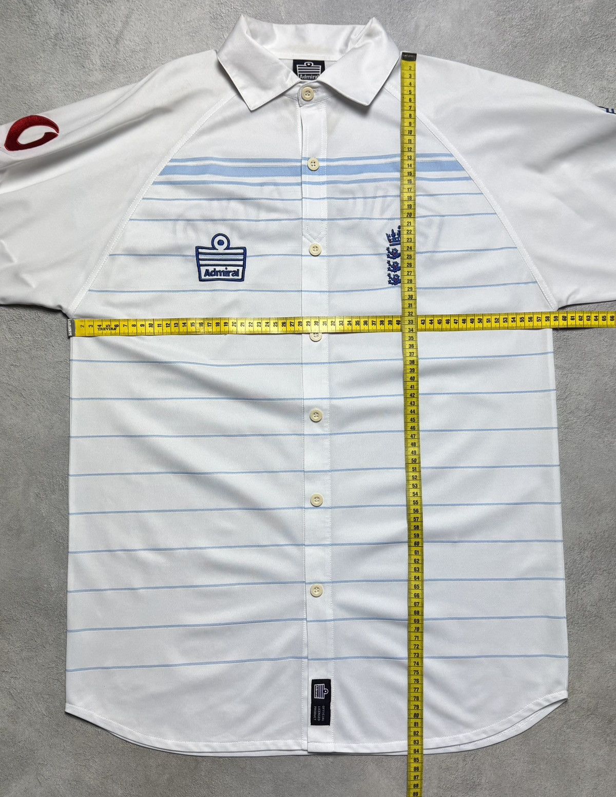 Other England 2000s Cricket Shirt Jersey Button Up Admiral Size US L / EU 52-54 / 3 - 15 Thumbnail