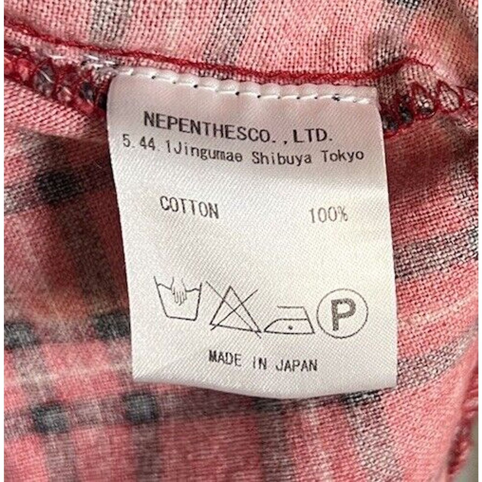 Needles Needles Rebuild Japan Men's M Ribbon Flannel Shirt Nepenthes Size US M / EU 48-50 / 2 - 4 Thumbnail