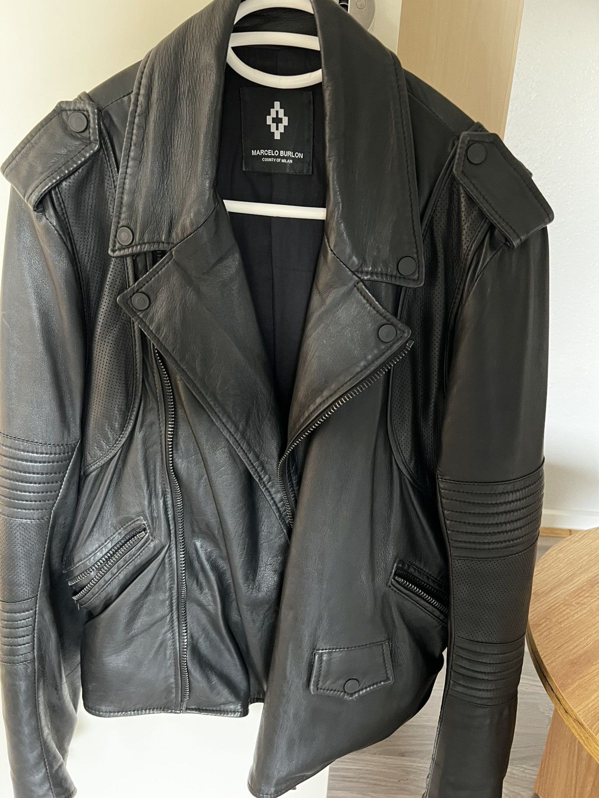 Marcelo Burlon Marcelo Burlon leather jacket Size US M / EU 48-50 / 2 - 6 Thumbnail