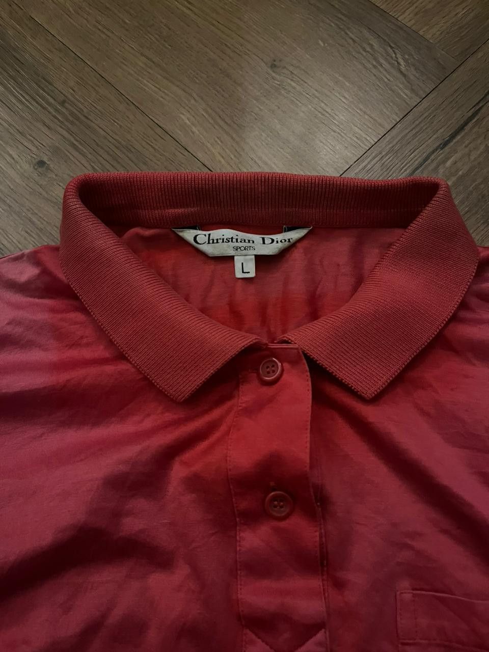 Christian Dior Monsieur × Dior 90s Cristian Dior sport - red polo sun faded Size US L / EU 52-54 / 3 - 7 Thumbnail