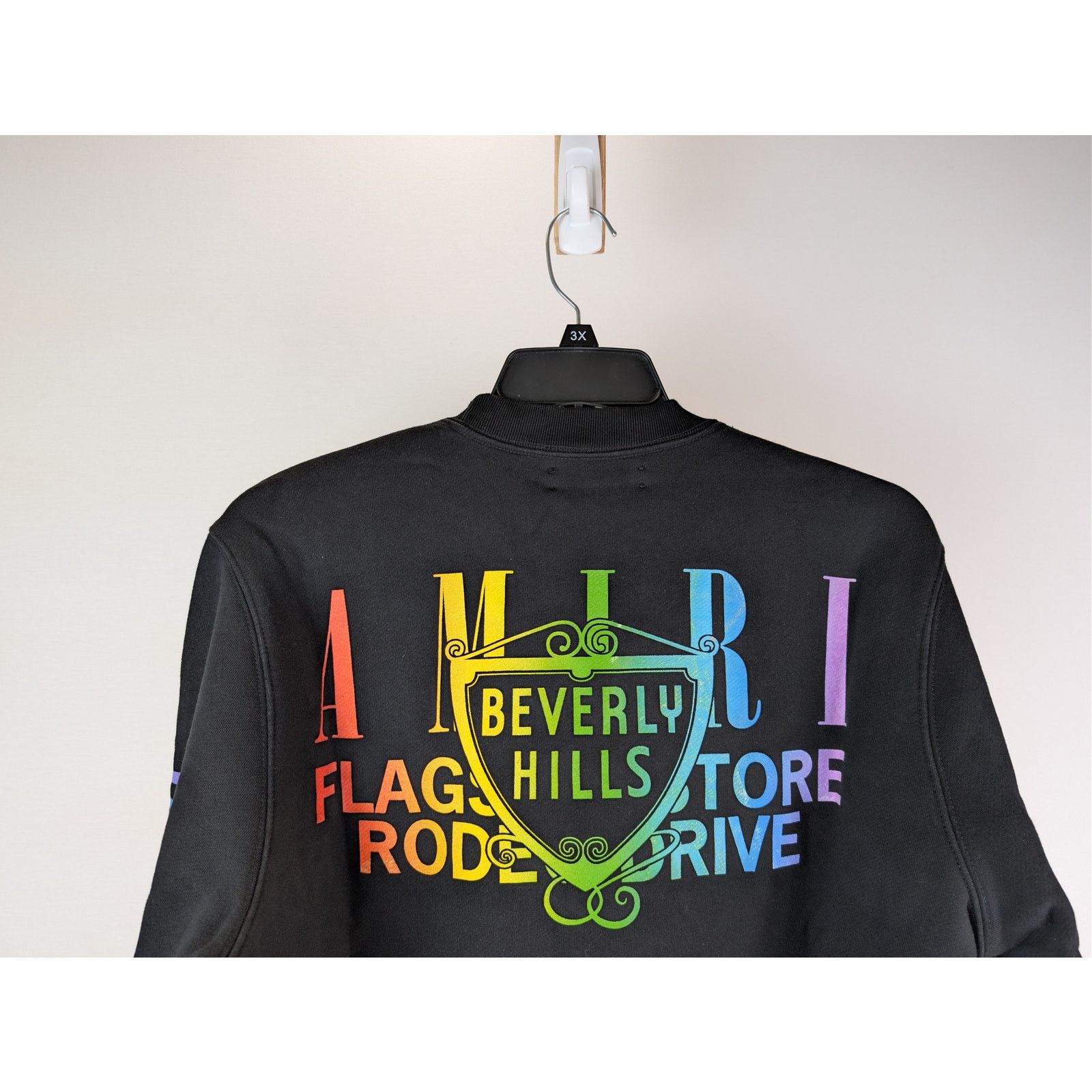 Amiri o1rshd1 Amiri Beverly Hills Crewneck Sweatshirt in Black Size US L / EU 52-54 / 3 - 11 Thumbnail