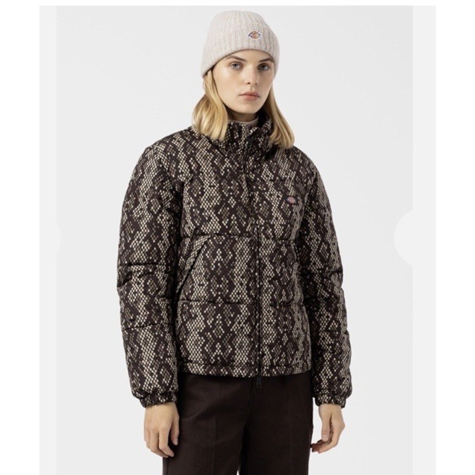 Dickies Dickies Camden Puffer Jacket Small Snakeskin Python 149 MSRP Size S / US 4 / IT 40 - 3 Thumbnail