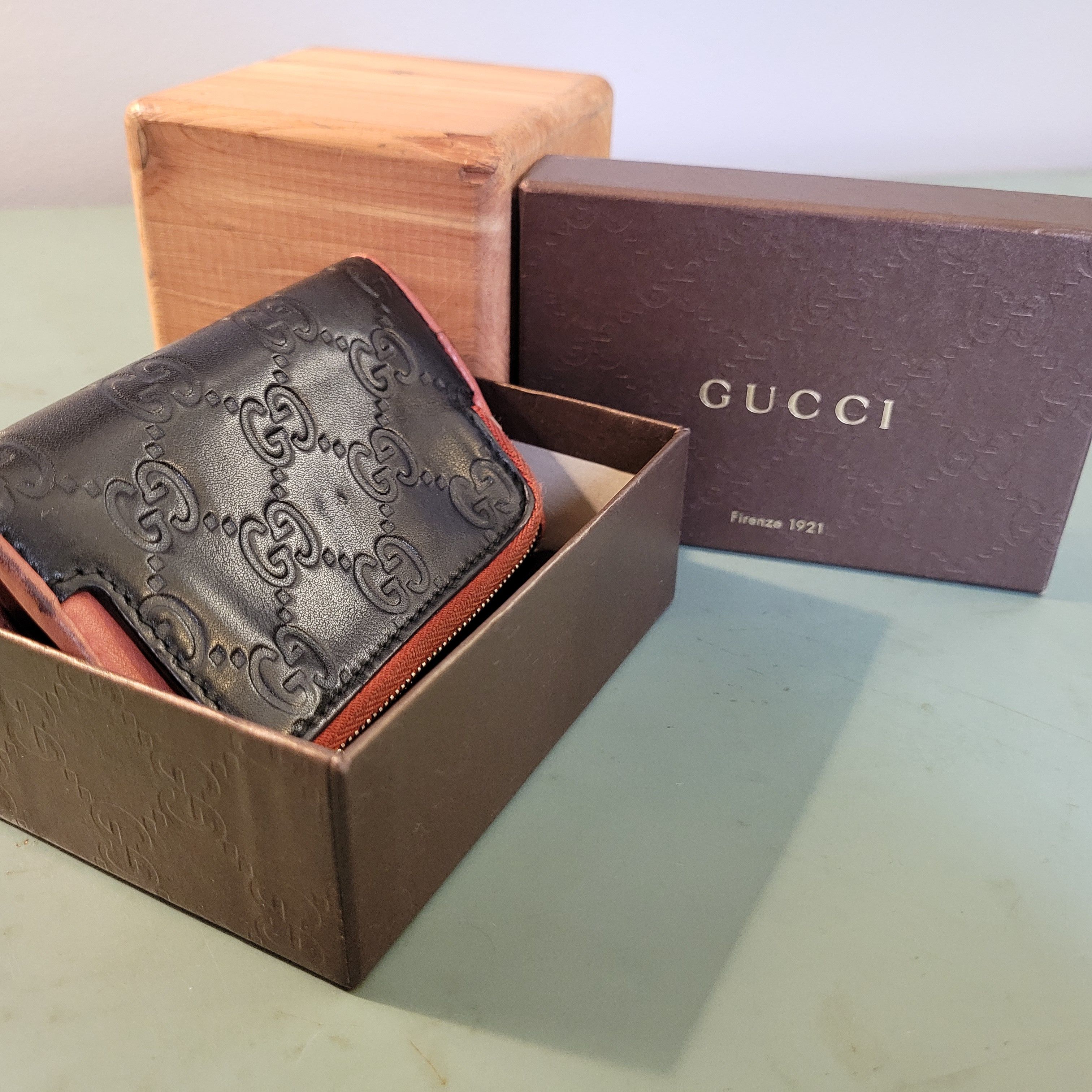 Gucci Gucci Sima 3-in-one Pocket Organizer Wallet Key Case w/Box Size ONE SIZE - 15 Thumbnail