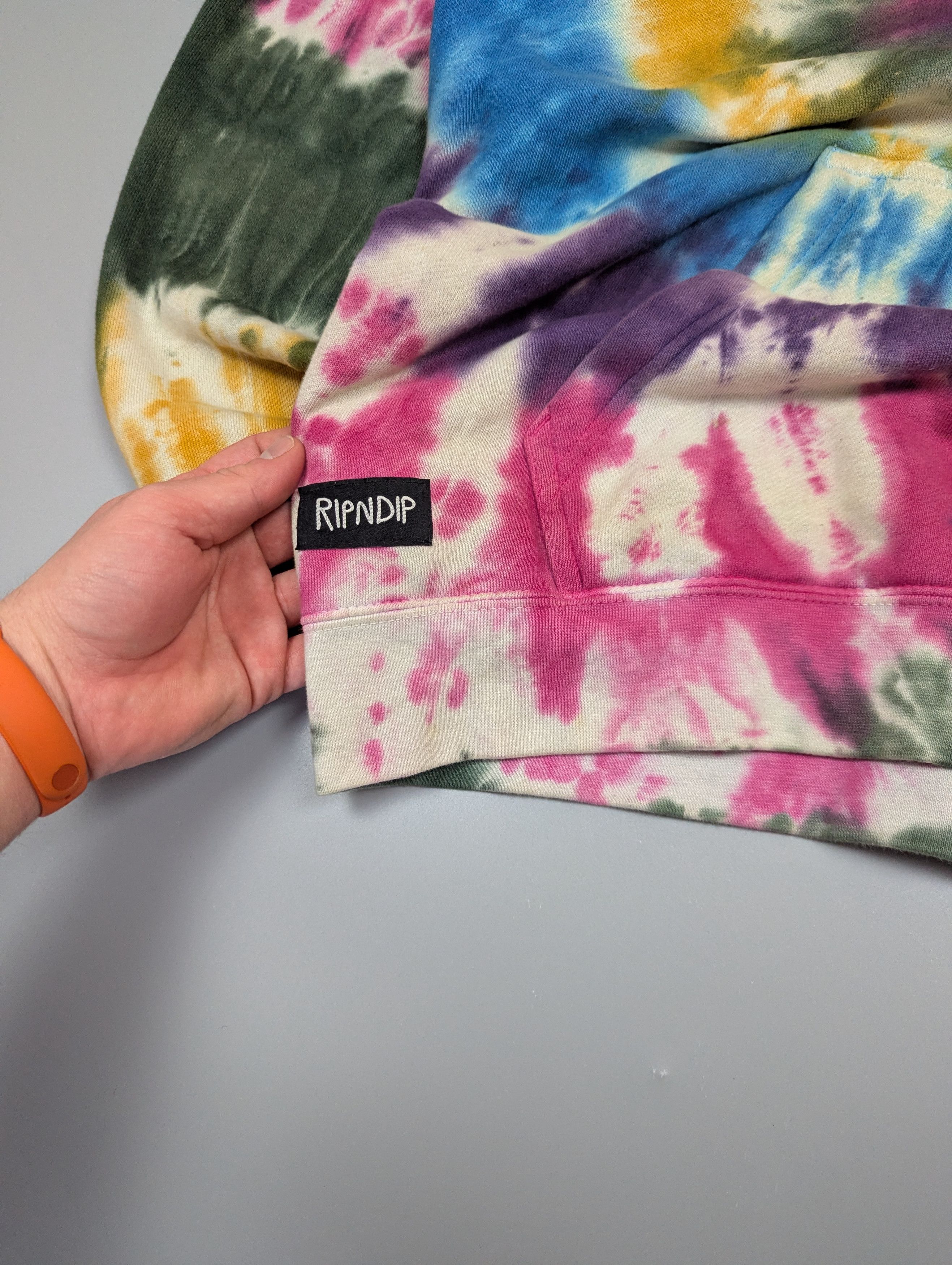 RIPNDIP RipNDip Tie Dye Hoodie – Lord Nermal Graphic Streetwear Size US L / EU 52-54 / 3 - 7 Thumbnail