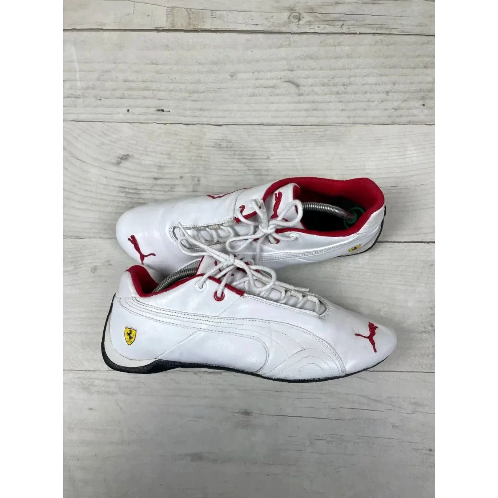 Puma Puma Speedcat Leather Sneakers White Men 8.5 US Sneakers Cat Theme Casual Athletic Shoes Size US 9 / EU 42 - 2 Thumbnail