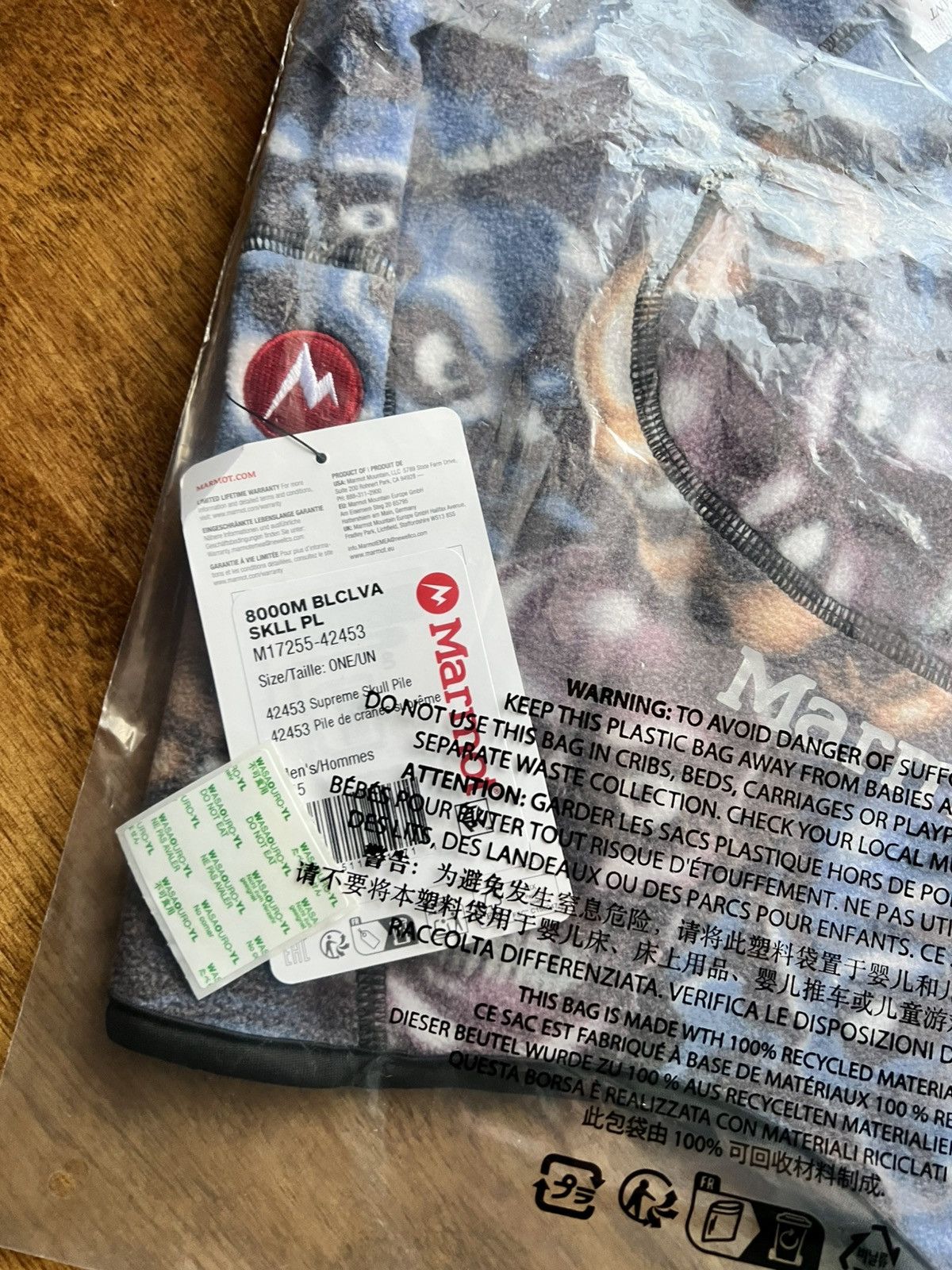 Supreme Supreme Marmot Fleece Balaclava Size ONE SIZE - 4 Thumbnail