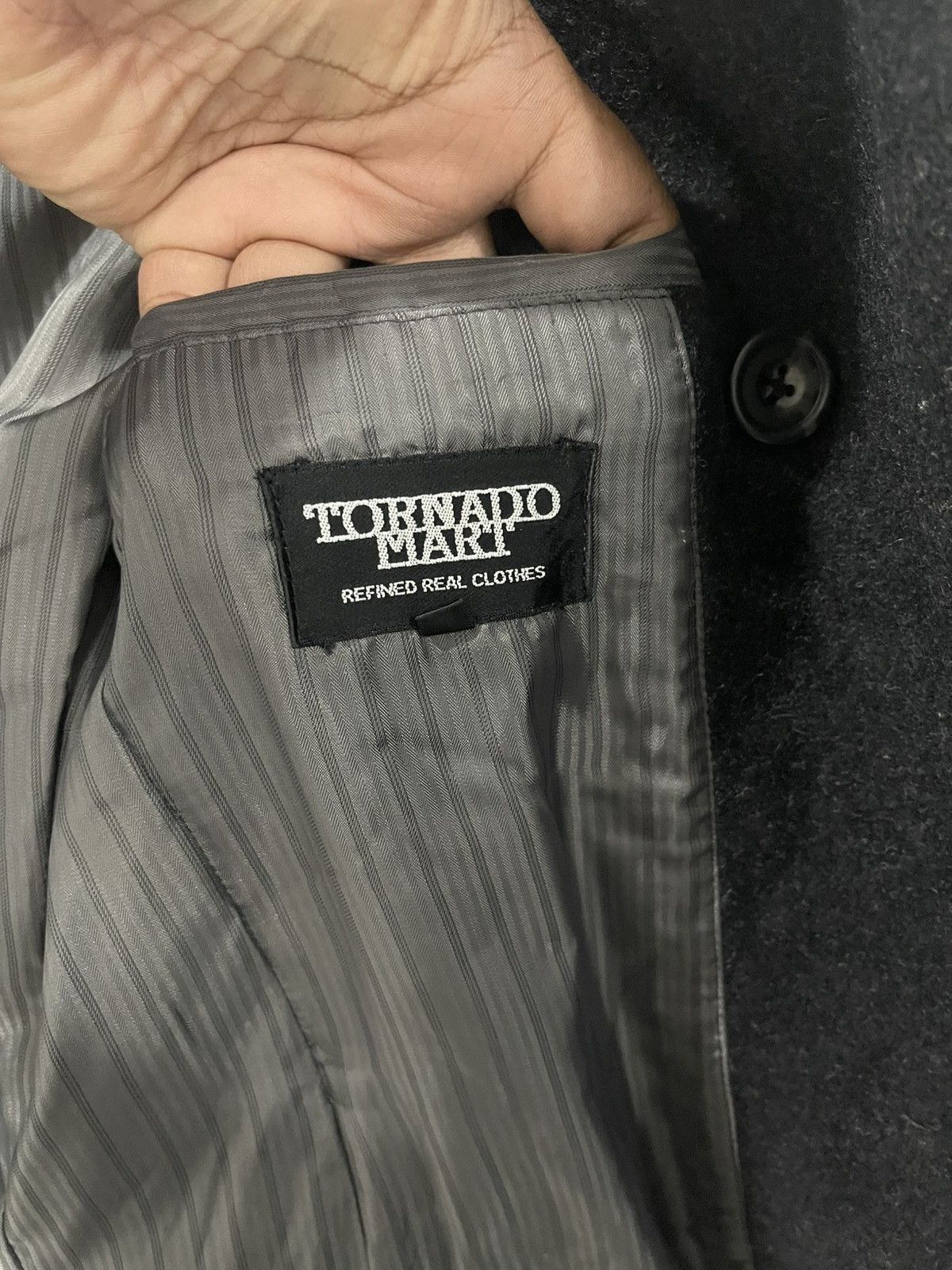Tornado Mart Tornado Mart Wool Double Breasted Peacoat Size US S / EU 44-46 / 1 - 13 Thumbnail