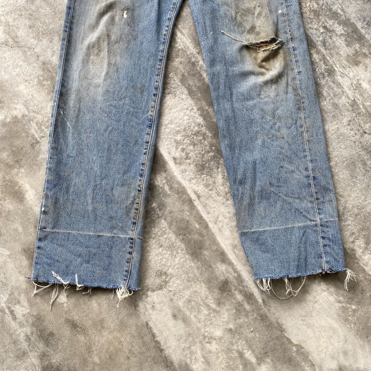 Vintage Vintage Y2K Edwin Selvedge Distressed w32 Size US 32 / EU 48 - 4 Thumbnail