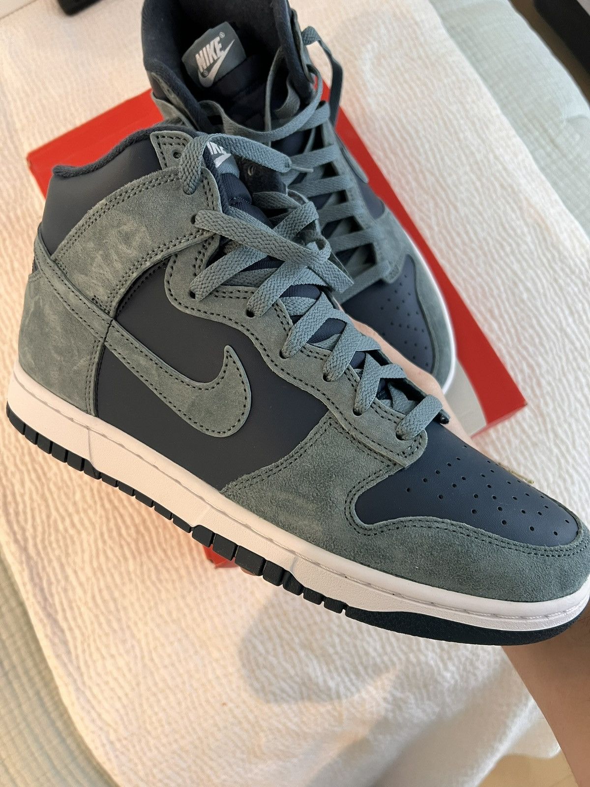 Nike Nike Blue Dunk Hi Retro Size US 10 / EU 43 - 1 Thumbnail