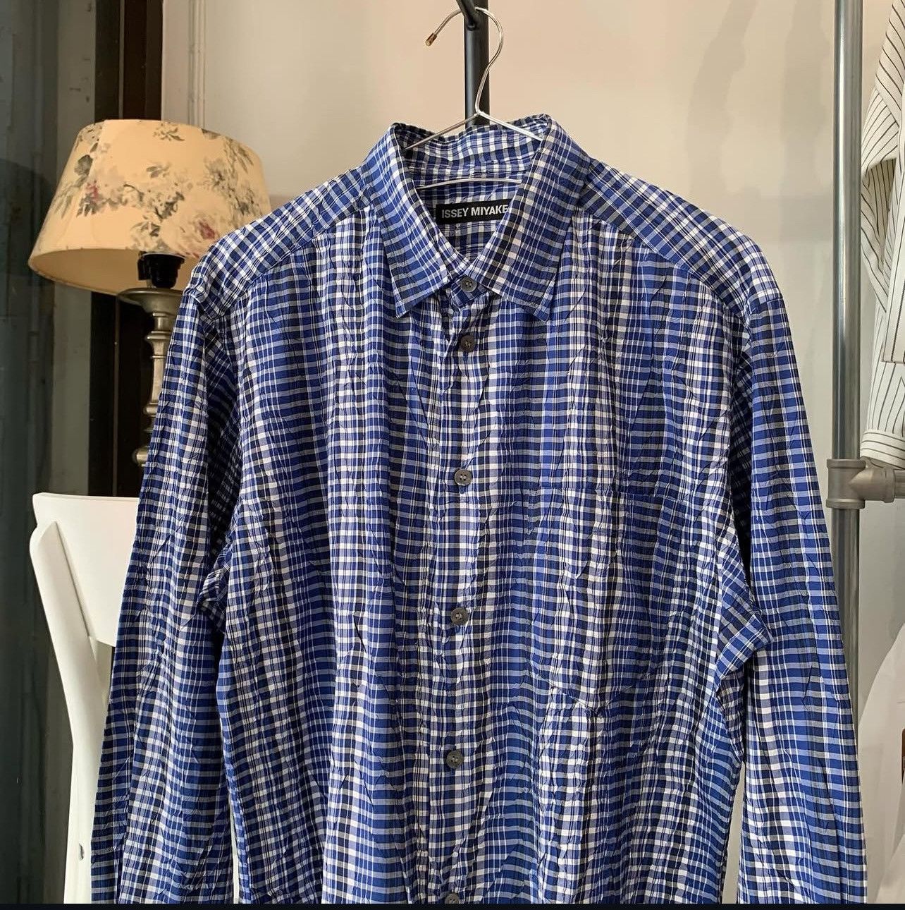 Vintage Issey Miyake textured shirt Size US L / EU 52-54 / 3 - 9 Thumbnail