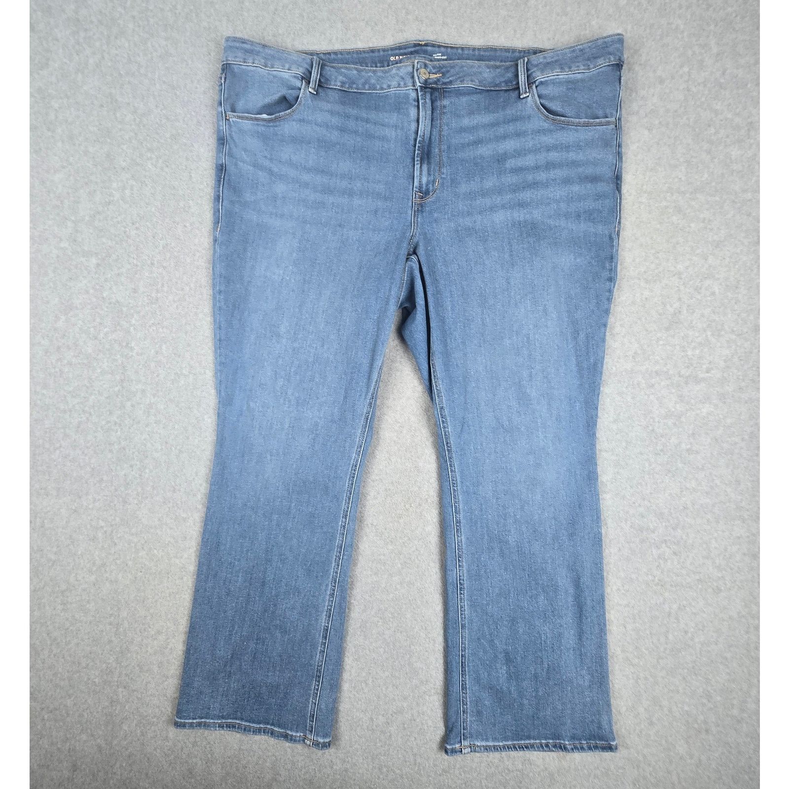 Old Navy Old Navy Womens 24 Mid Rise Wow Boot Cut Jeans Size 42" / US 20 - 1 Thumbnail