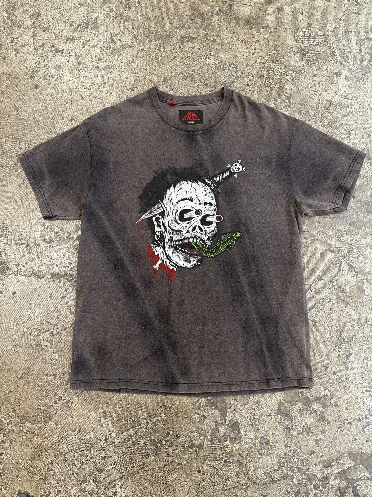 Gallery Dept. Gallery Dept. Glitch T Shirt Sun Faded Black Size US XL / EU 56 / 4 - 1 Thumbnail