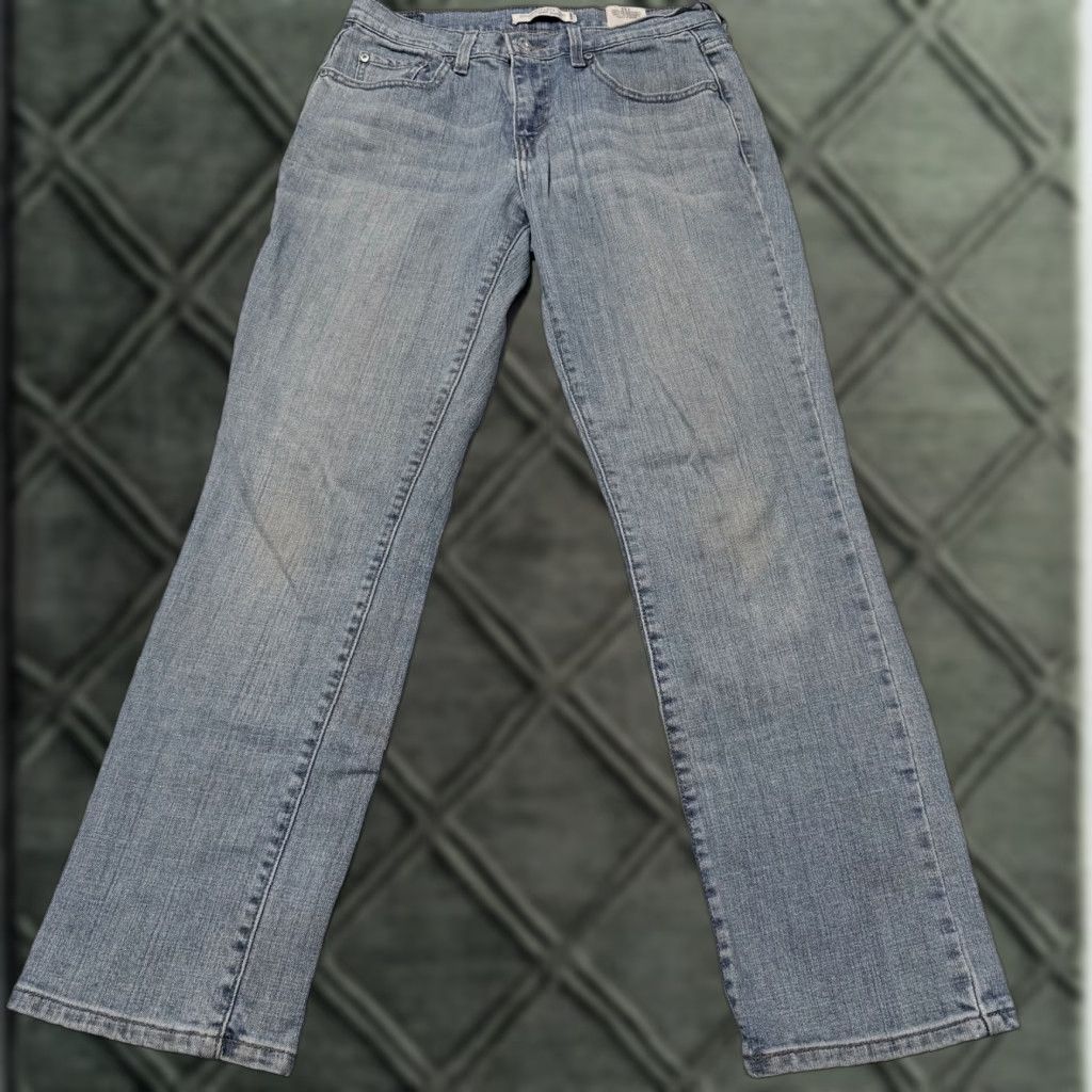 Denime Levi’s 505 Jeans Women's Blue Denim Stretch Mid Rise Classic - 4 Size 27" / US 4 / IT 40 - 1 Thumbnail