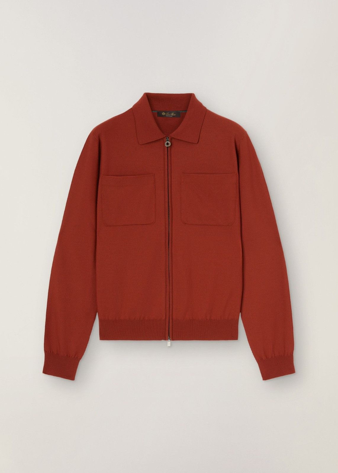 Loro Piana o1srvl11e0125 Valsesia Bomber Jacket in Reddish-Brown Size XS / US 0-2 / IT 36-38 - 1 Thumbnail