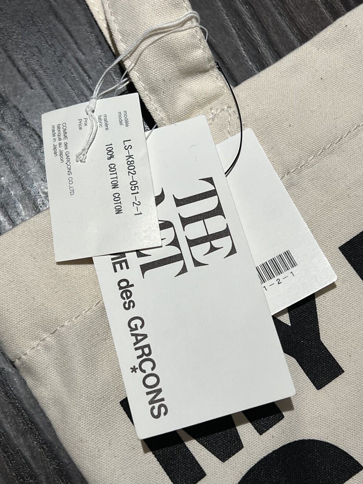 Comme des Garcons × Comme des Garcons Homme Plus COMME des GARÇONS x MET Tote Bag Size ONE SIZE - 2 Thumbnail