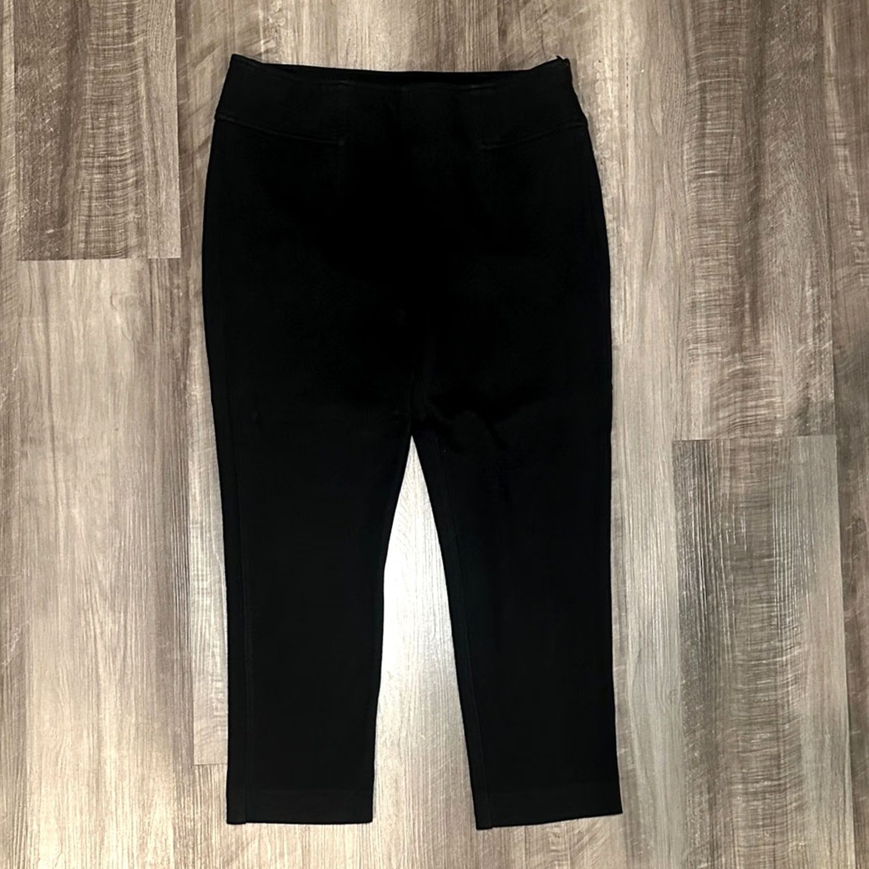 Vintage CAbi Tiffany Black Stretch Ponte Pants Womens 6 Regular Dress Pants Preowned - 32.5 Inseam Size 28" / US 6 / IT 42 - 2 Thumbnail