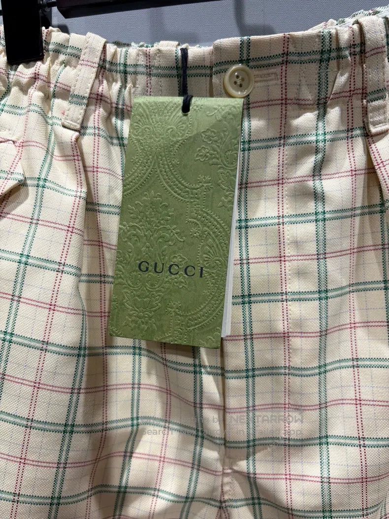 Gucci Gucci FW23 Koala Pattern Patched Plaid Cotton Casual Short Size US 30 / EU 46 - 3 Thumbnail