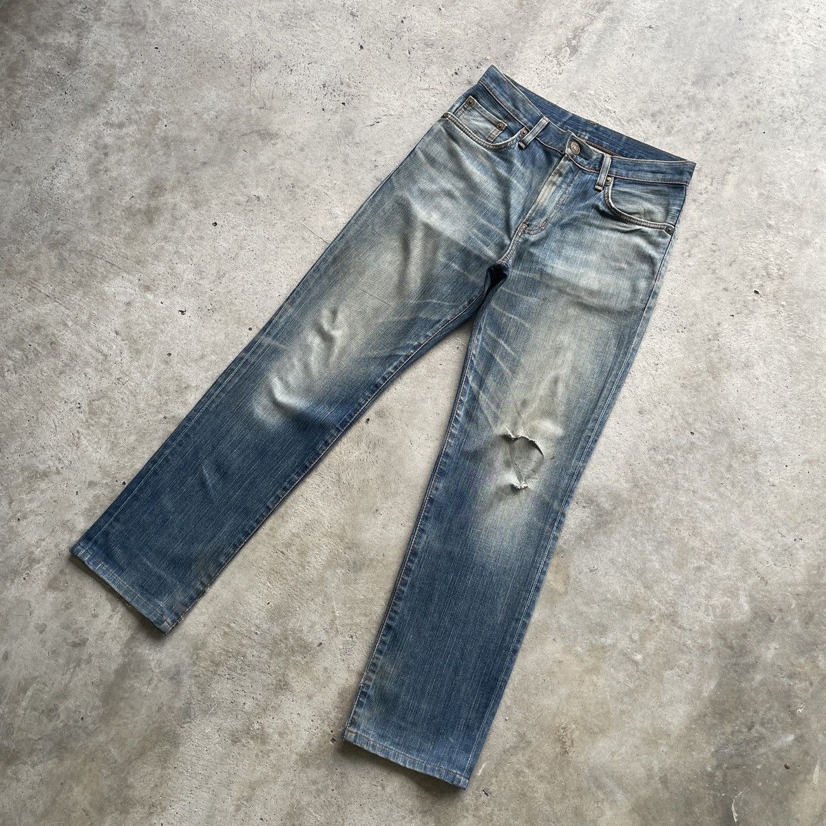Edwin Vintage Edwin Made In Japan Rusty Faded Jeans Pants Denim Size US 30 / EU 46 - 2 Thumbnail