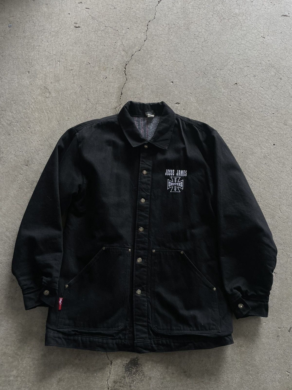 West Coast Choppers West Coast Choppers Denim Chore Coat Size US XL / EU 56 / 4 - 2 Thumbnail