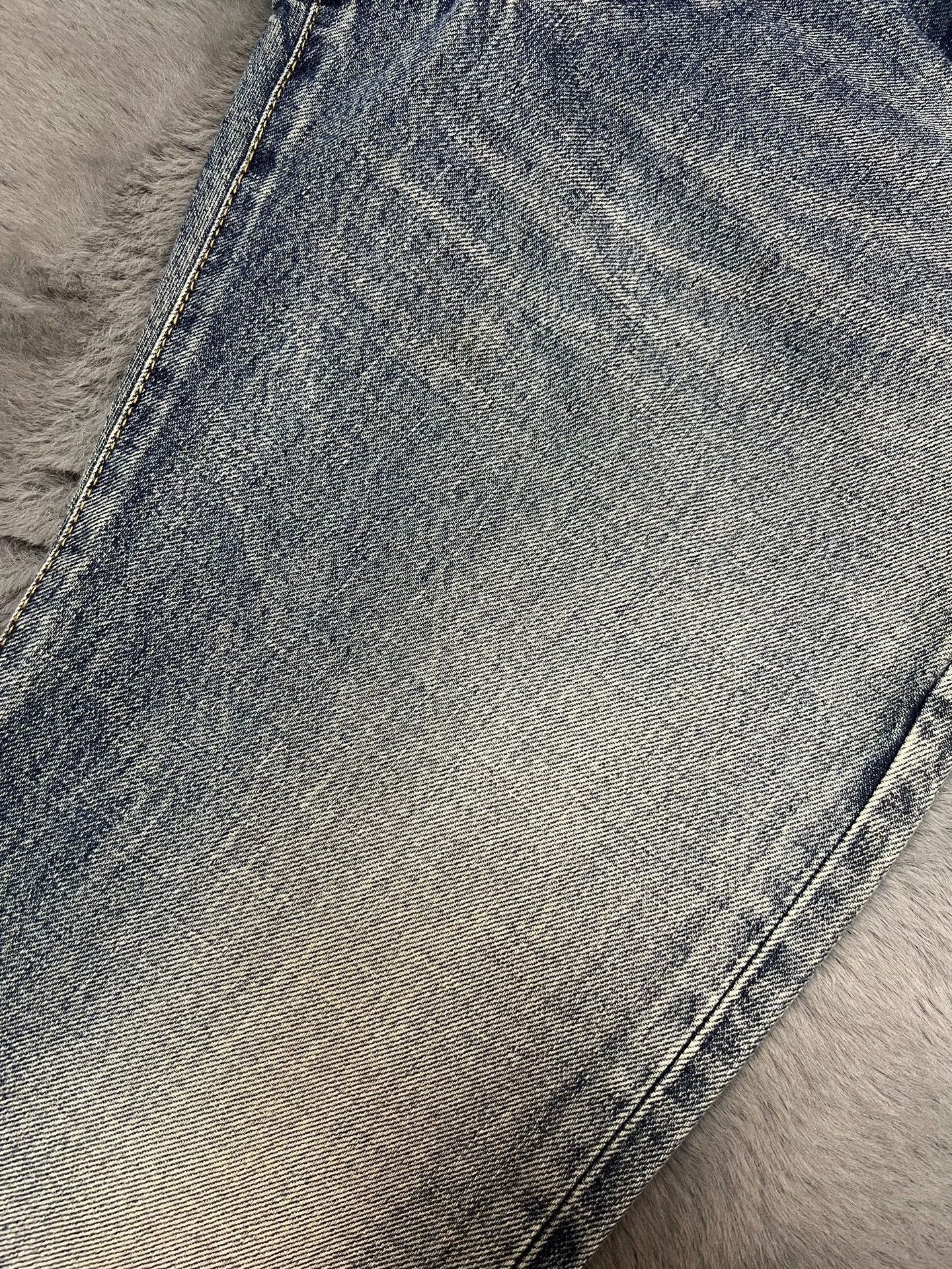 Saint Laurent Paris Saint Laurent SLP light blue washed slim straight jeans Size US 32 / EU 48 - 4 Thumbnail