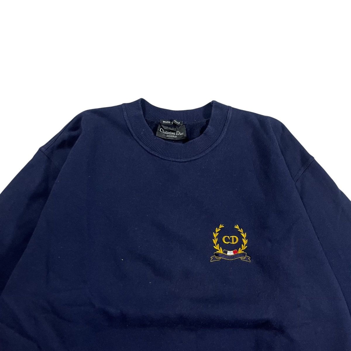 Christian Dior Monsieur 90s Christian Dior CD Logo Sweatershirt Size US L / EU 52-54 / 3 - 2 Thumbnail