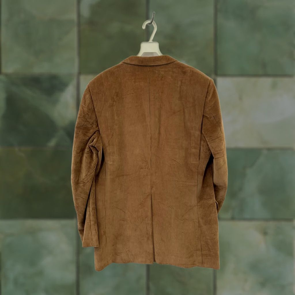 Guy Laroche VTG Guy Laroche Monsieur Blazer Jacket Brown 44 L Corduroy Paris Made in France Men M/L Adults Mens Panache Size 42R - 1 Thumbnail