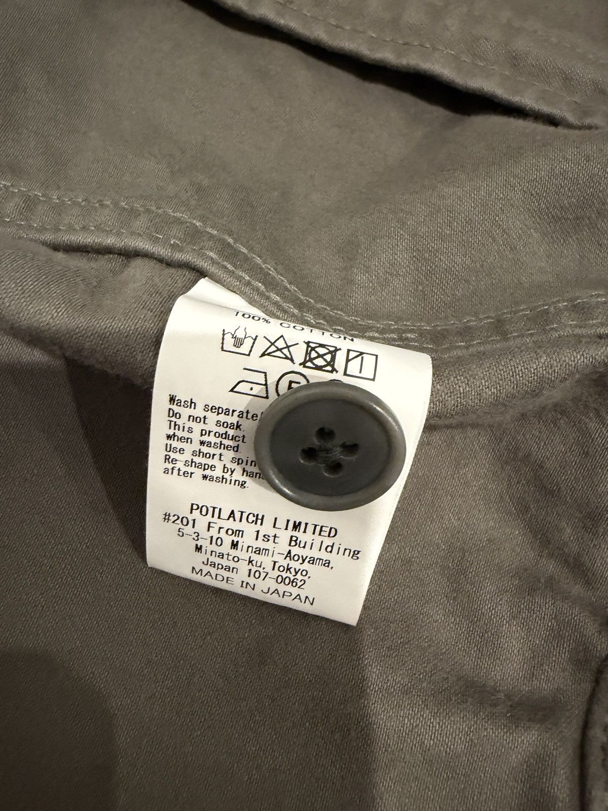 Cav Empt CAV EMPT Mol Skin Button Jacket - Grey - Size Medium Size US M / EU 48-50 / 2 - 7 Thumbnail