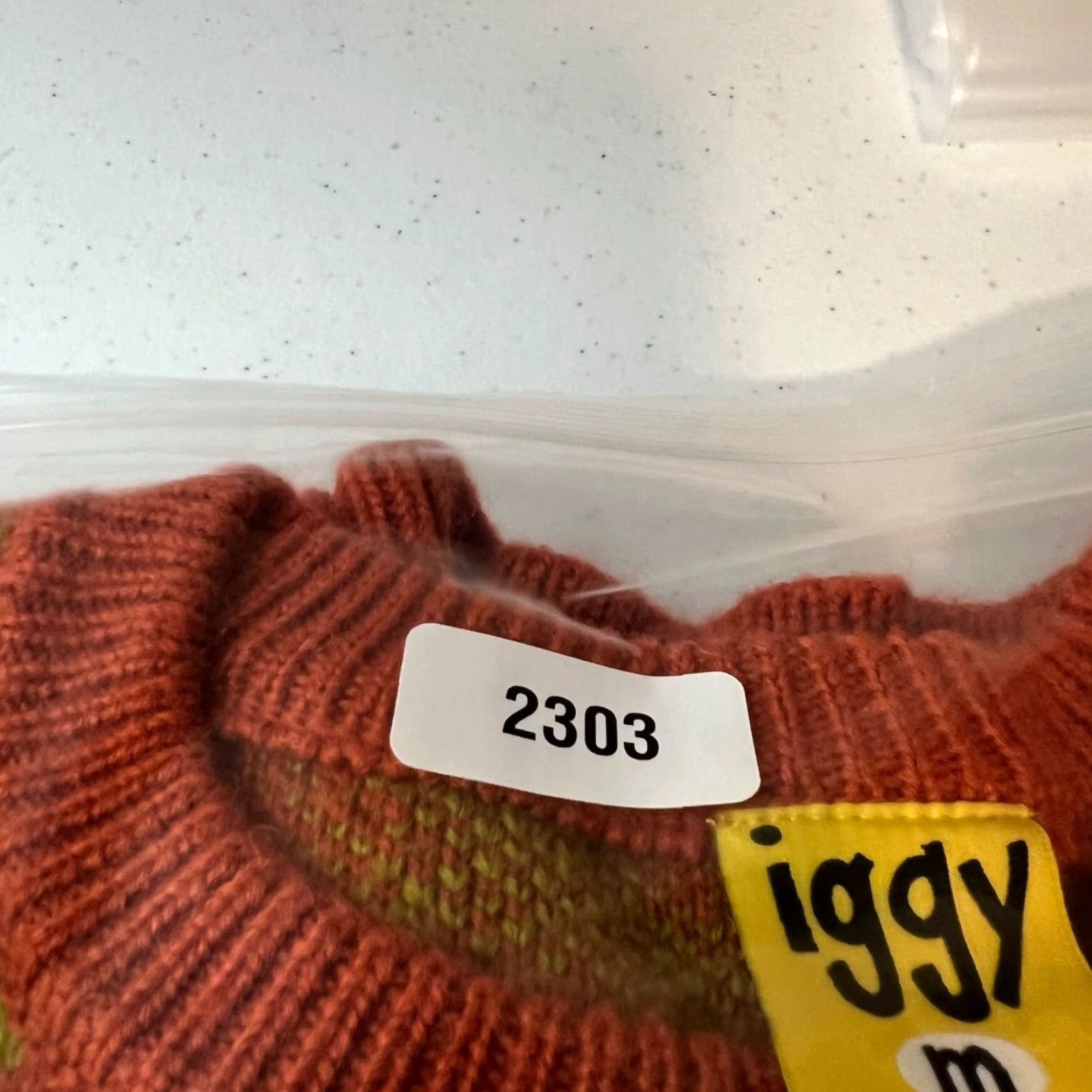 Vintage Iggy Mens Size Medium Orange & Yellow Knit Sweater Wool Blend Pullover Size US M / EU 48-50 / 2 - 8 Thumbnail