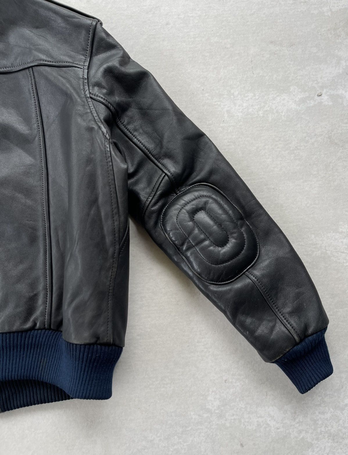The Real McCoy's 🔥Vintage Us Air Force Genuine Leather Flight Bomber Jacket Size US S / EU 44-46 / 1 - 12 Thumbnail
