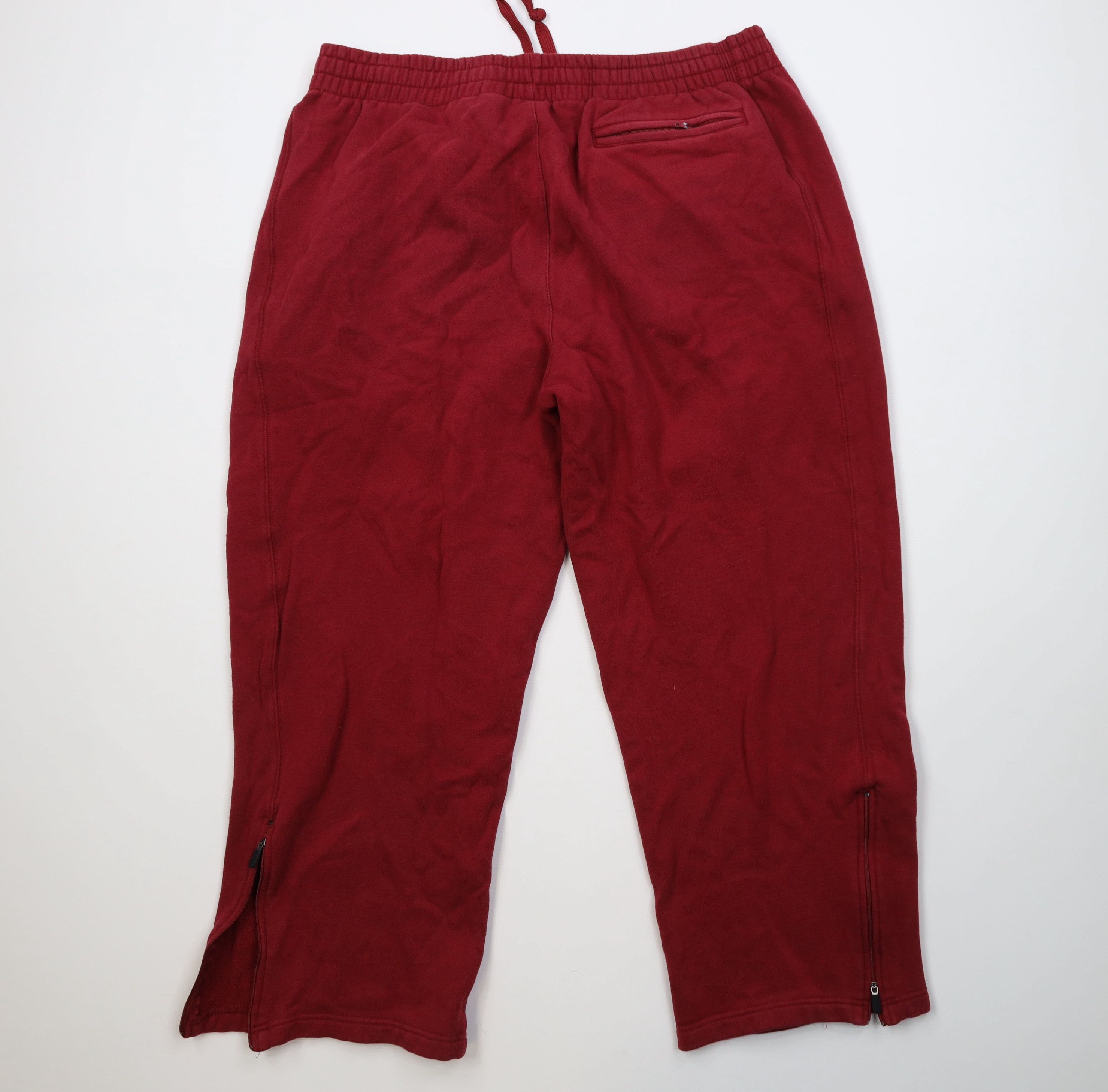 Starter Vintage 90s Y2K Starter Heavyweight Wide Leg Sweatpants Red Size US 36 / EU 52 - 10 Thumbnail