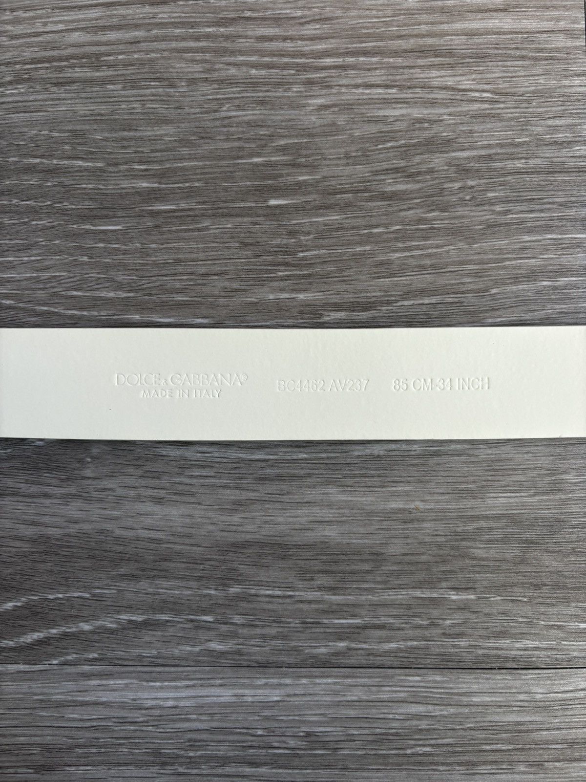 Dolce & Gabbana Dolce & Gabbana White Belt Size 34 - 7 Thumbnail