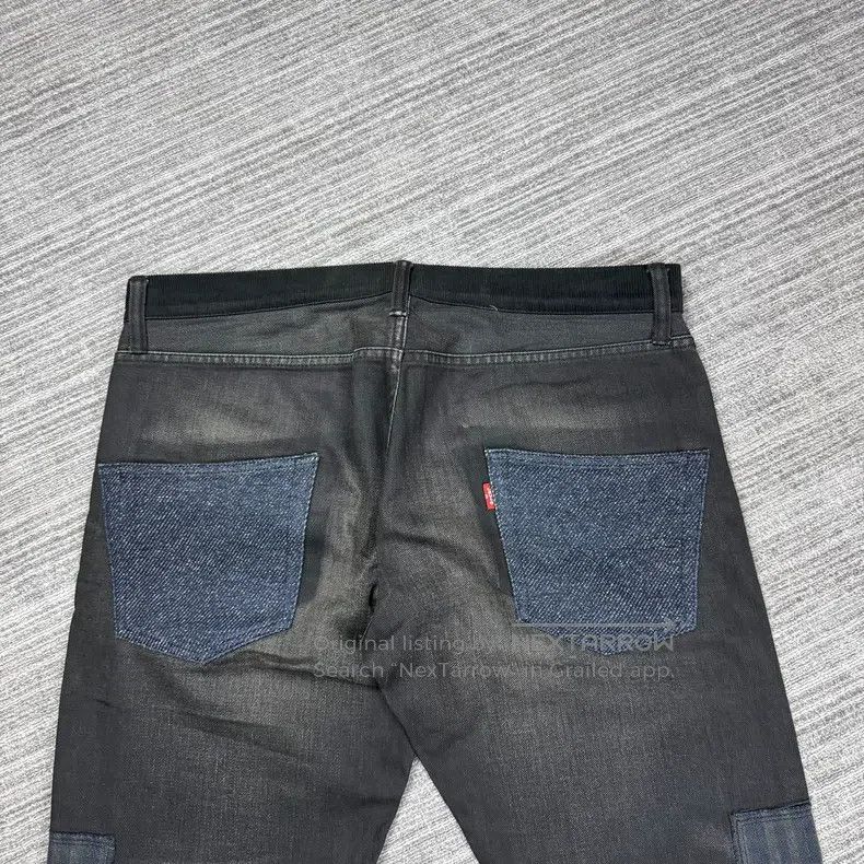 Junya Watanabe Junya Watanabe SizeL Stitched black washed jeans Size US 33 - 8 Thumbnail