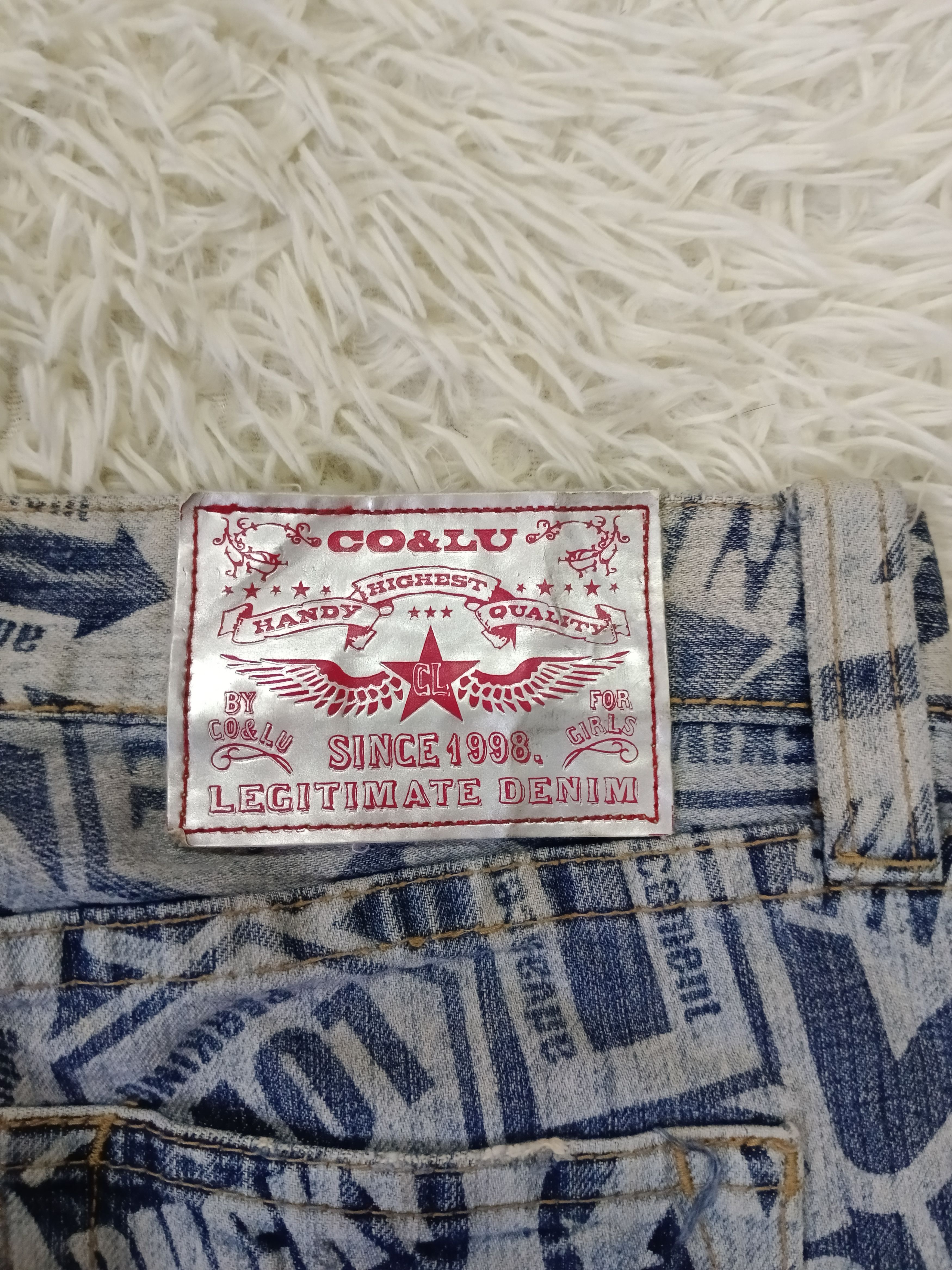 Japanese Brand INSANE 90s🔥CO&LU FULLPRINT Size US 32 / EU 48 - 7 Thumbnail