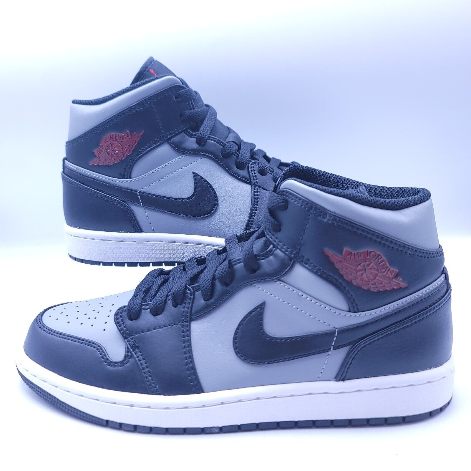Nike Nike Air Jordan 1 Mid Shoe Mens Size 8 554724-096 Black Size US 8 / EU 41 - 5 Thumbnail