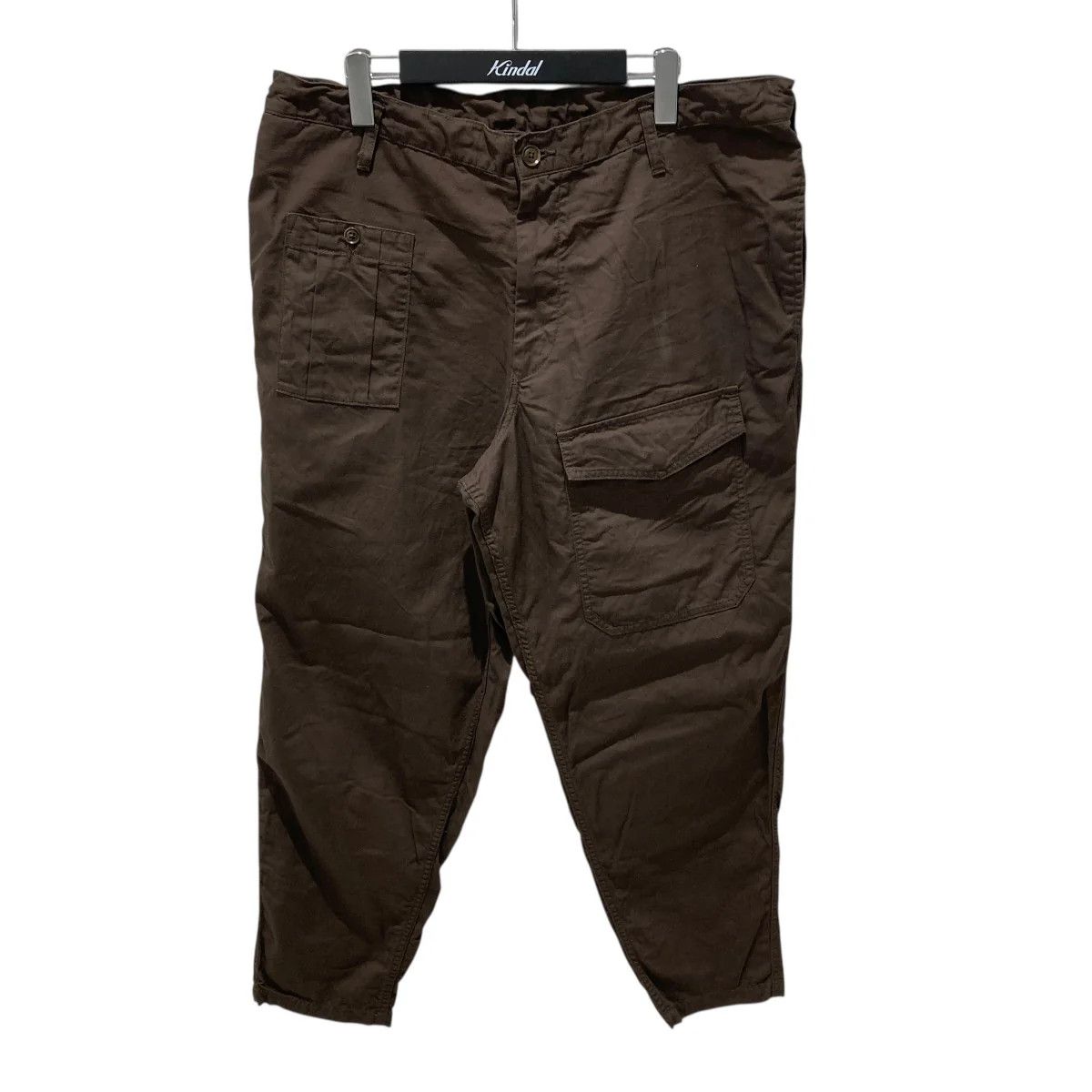 Yohji Yamamoto BLACK Scandal Yohji Yamamoto/ 25SSOXFORD NO-TUCK WORK PANTS Size US 35 - 1 Thumbnail
