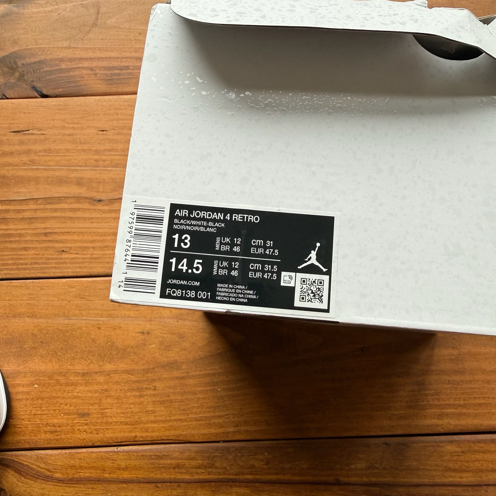 Jordan Brand Size 13 - Jordan 4 Retro 'White Thunder' (Damaged Box) Size US 13 / EU 46 - 9 Thumbnail