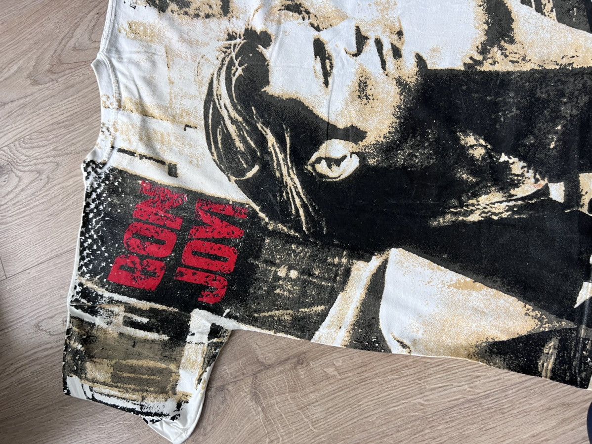 Vintage Vintage Full print Bon Jovi Tee 80’z mega rare single stitch Size US XL / EU 56 / 4 - 14 Thumbnail