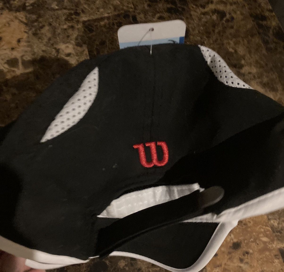 Wilson Wilson World Tennis Classic Shadow Mountain Velcro hat nwt Size ONE SIZE - 5 Thumbnail