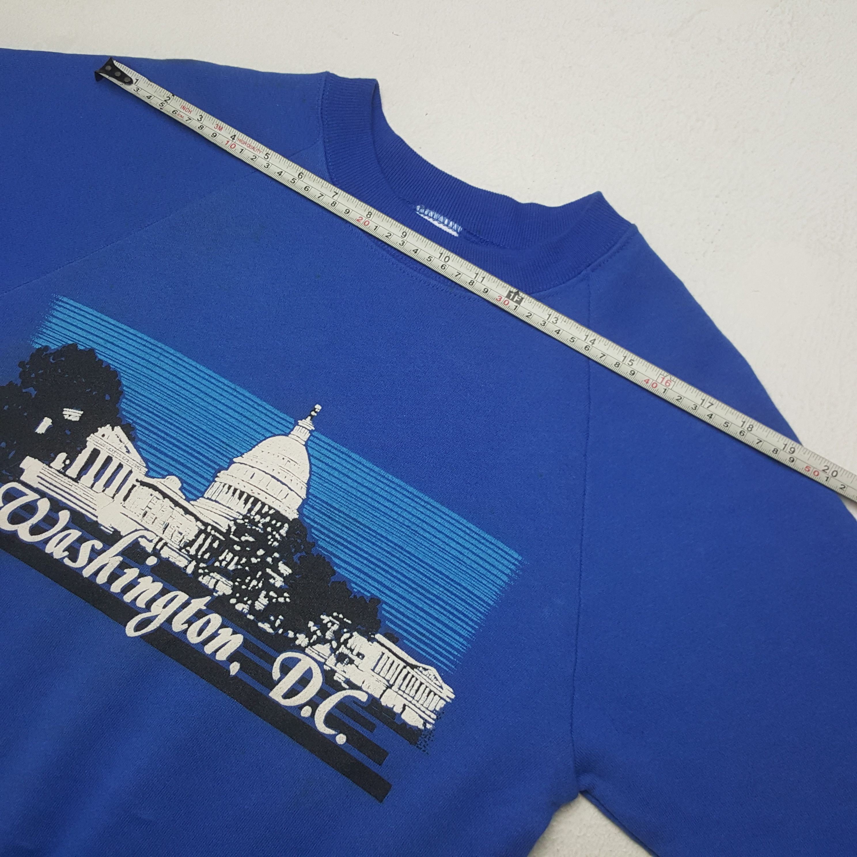 Fruit Of The Loom × Vintage Vintage Washington D.C. American Promo Sweatshirt C290N15 Size US S / EU 44-46 / 1 - 5 Thumbnail
