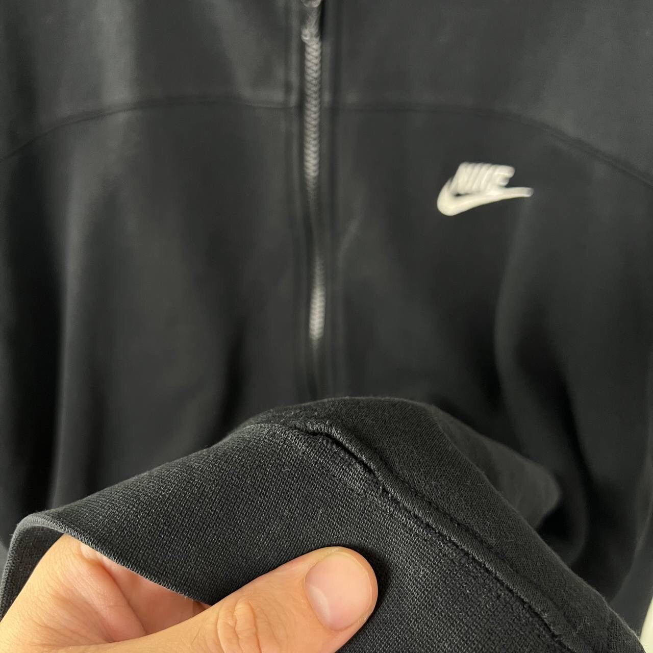 Nike Y2k Zip Sweatshirt Nike Mini Swoosh Oversized Size US XL / EU 56 / 4 - 7 Thumbnail