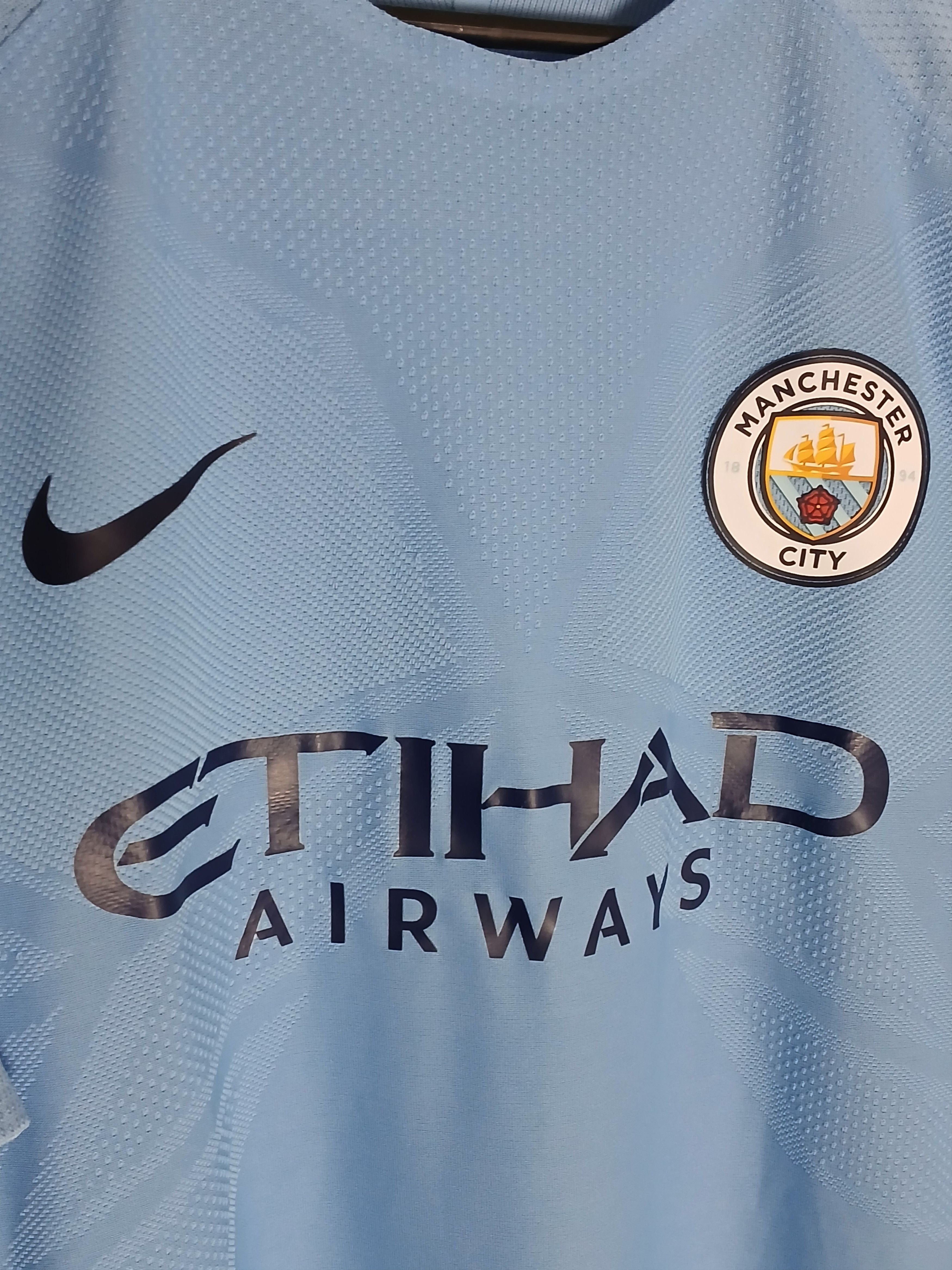 Other Manchester City 17/18 Home Jesus Football Jersey T-Shirt Size US M / EU 48-50 / 2 - 4 Thumbnail