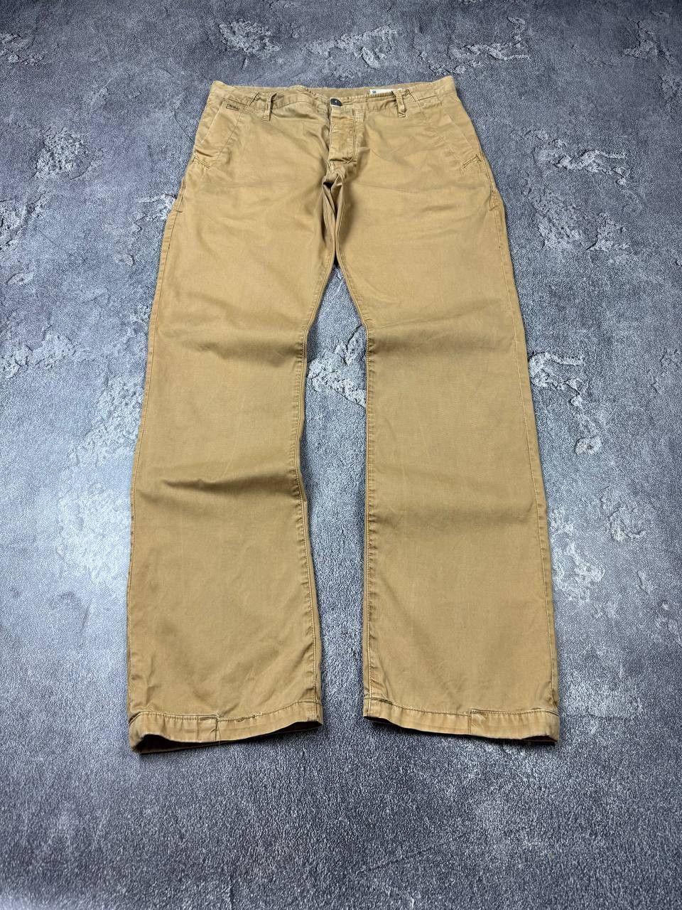 G-Star G-Star Raw 3301 Biege Straight Fit Pants Size US 32 / EU 48 - 6 Thumbnail